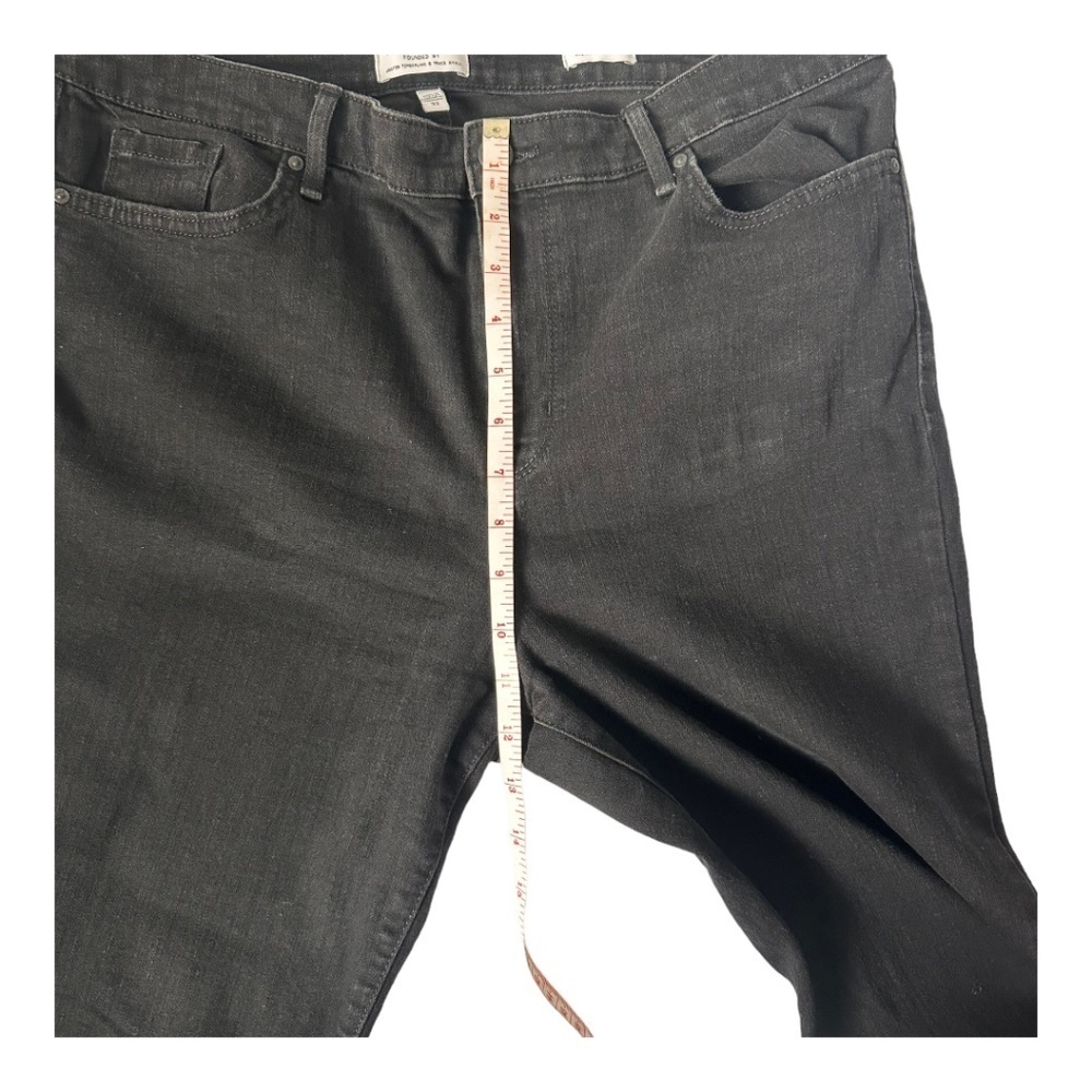 William Rast High-Rise Sculpted Zip Ankle Skinny Jeans Size 32 Faded Black - Picture 8 of 16